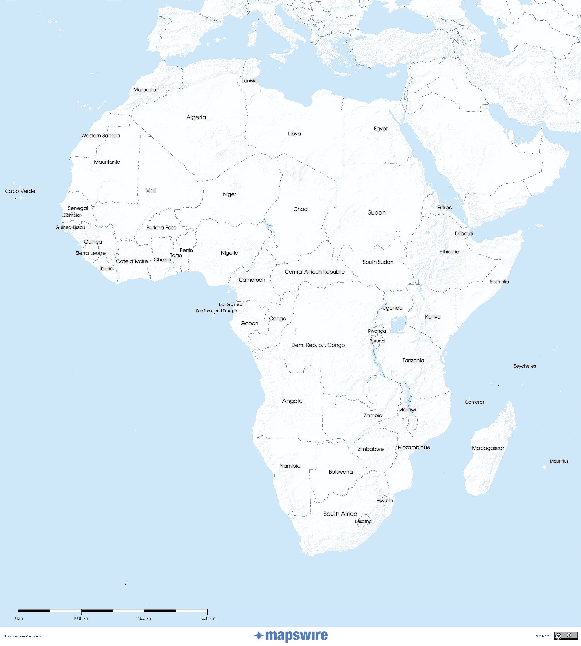 Free Maps Of Africa Mapswire Free Maps Of Africa Mapswire