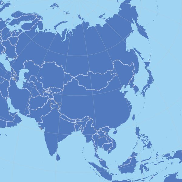 Total Asia Map Political Maps of Asia | Mapswire