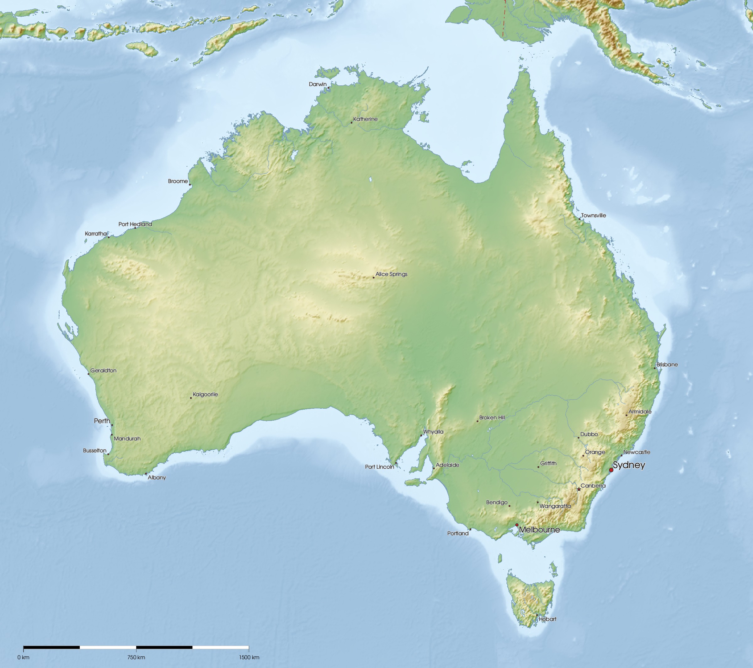 Free Maps Of Australia Mapswire