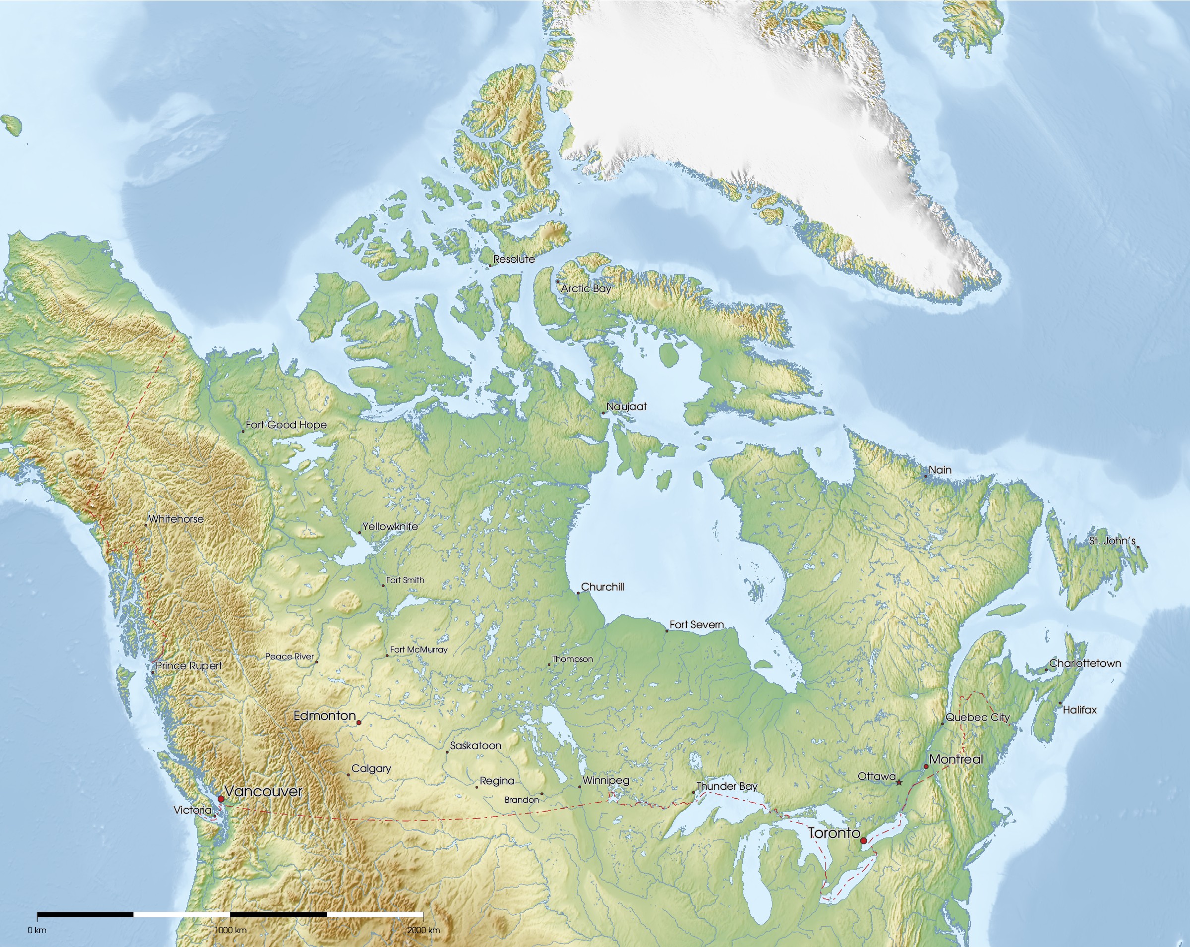 Free Maps of Canada | Mapswire