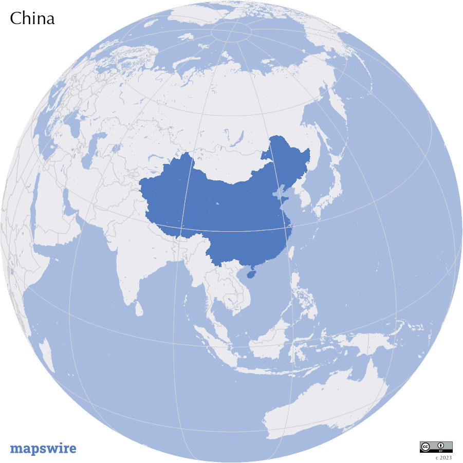 Where is China located?