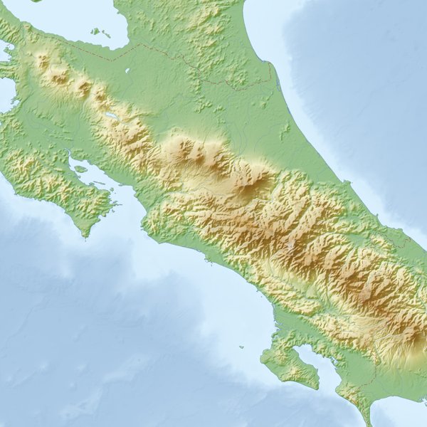 Free Maps of Costa Rica | Mapswire
