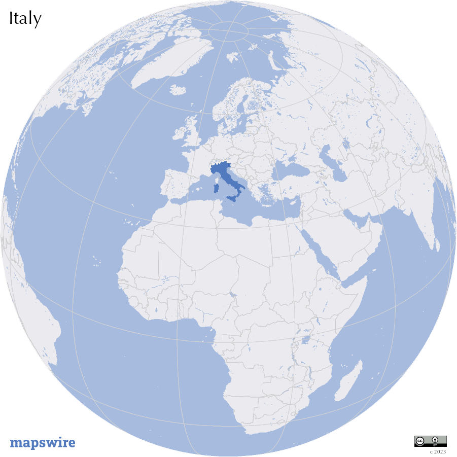 Where is Italy located?
