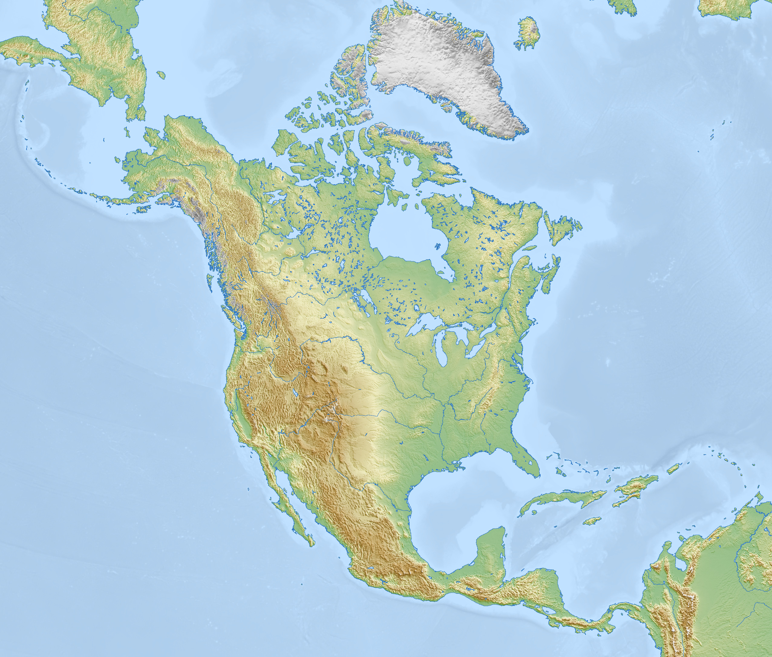 America :: Maps :: America :: North America 