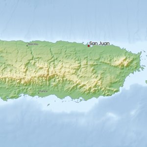 Free Maps of Puerto Rico | Mapswire