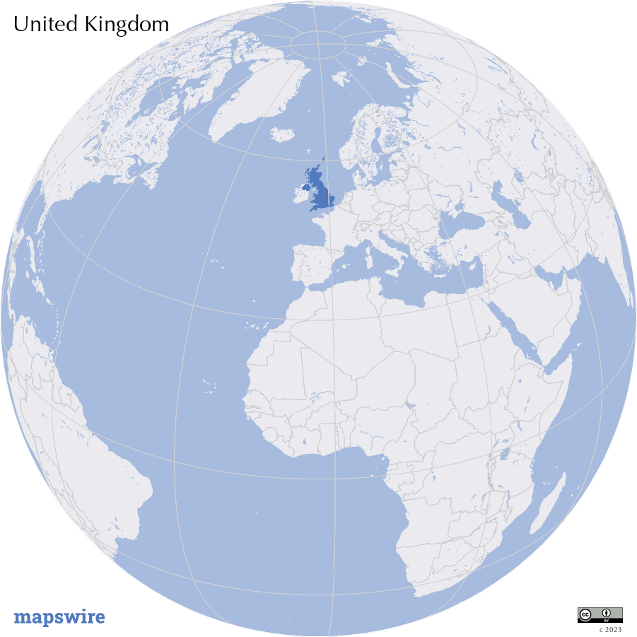 Where is the United Kingdom located?